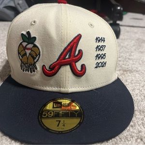 Braves embroidered hat ⚾️